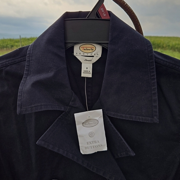 Brand New Talbot's Dark Navy Pea Coat Size 8 - Picture 2 of 4